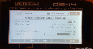 JETI-DS-14-Stick-Schalter-Setup