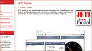 JETI Studio Software