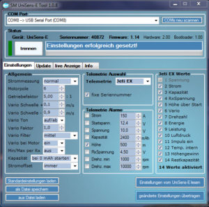 Erfolgreiche PC-Verbindung 