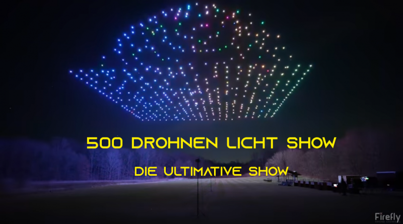 FIREFLY-500 Drohnen Licht Show