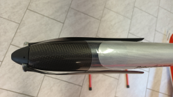 Sauber anliegender CFK Prop GM 22x14 an Reisenauer Spinner Kappe 